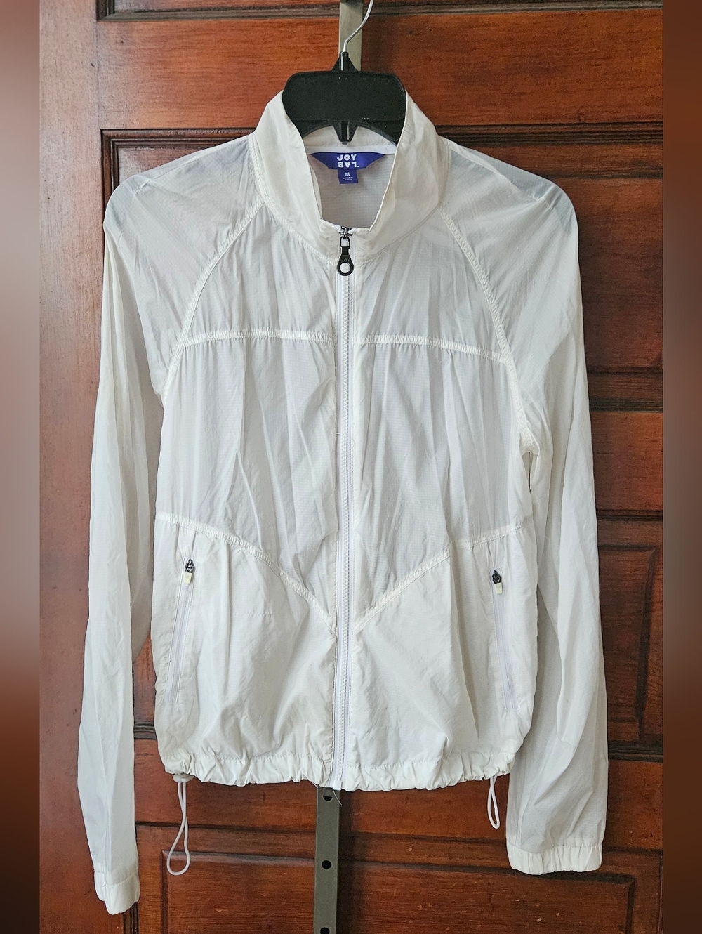 M, Joy Lab, White Sheer Windbreaker
